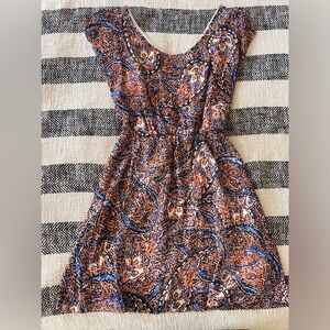Outback Red Flutter Sleeve Dress, Size S